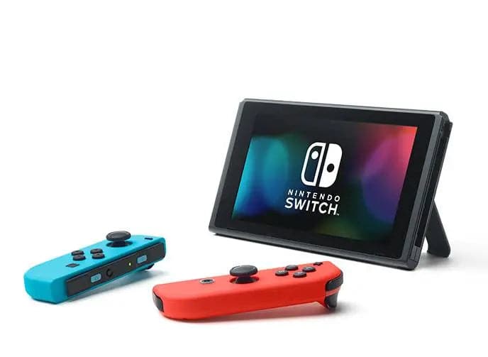 Nintendo Switch (OLED Model) - Neon Blue/Neon Red, Nintendo Switch Consoles