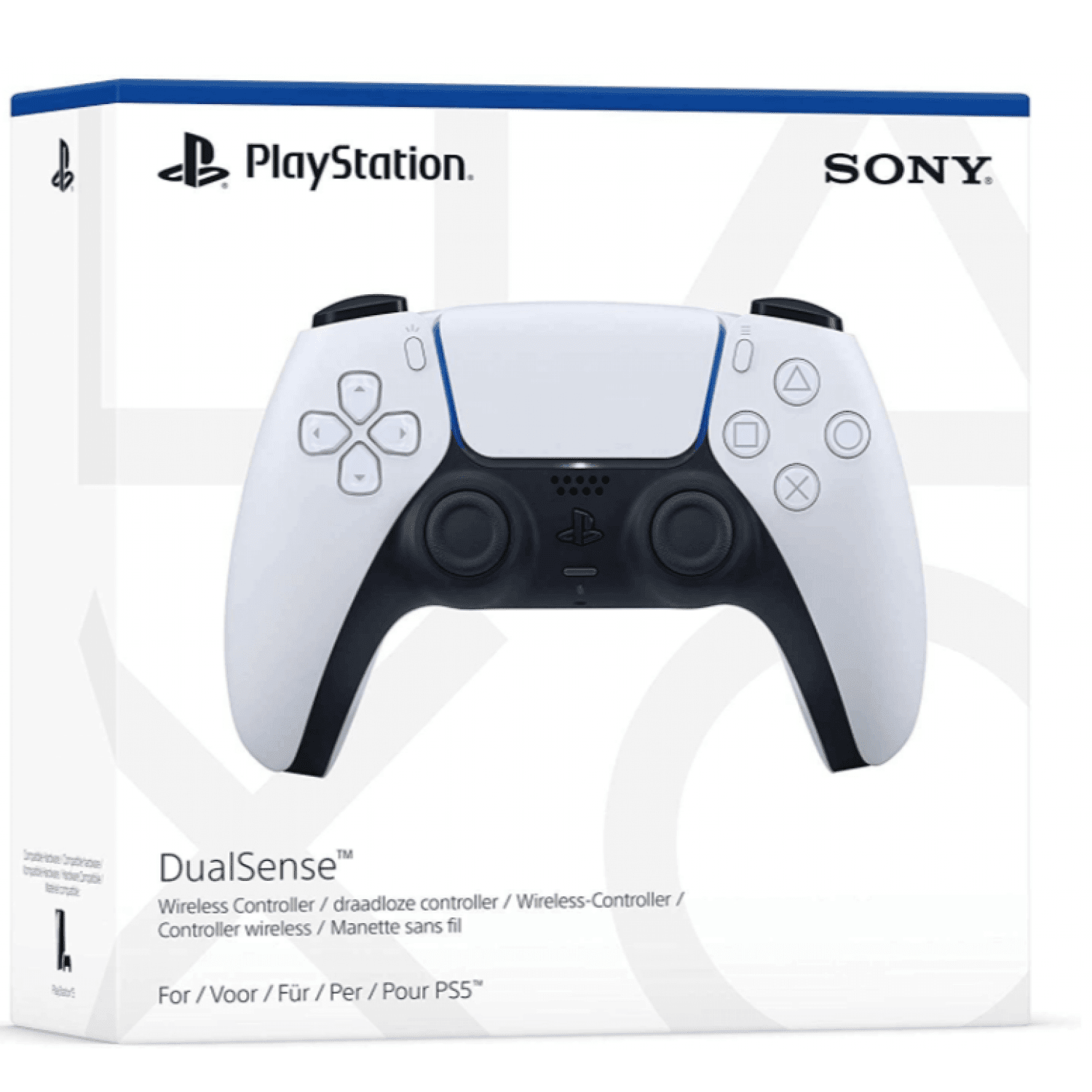 Sony Dual Sense PlayStation 5 PS5 Wireless Controller - White, Playstation Accessories